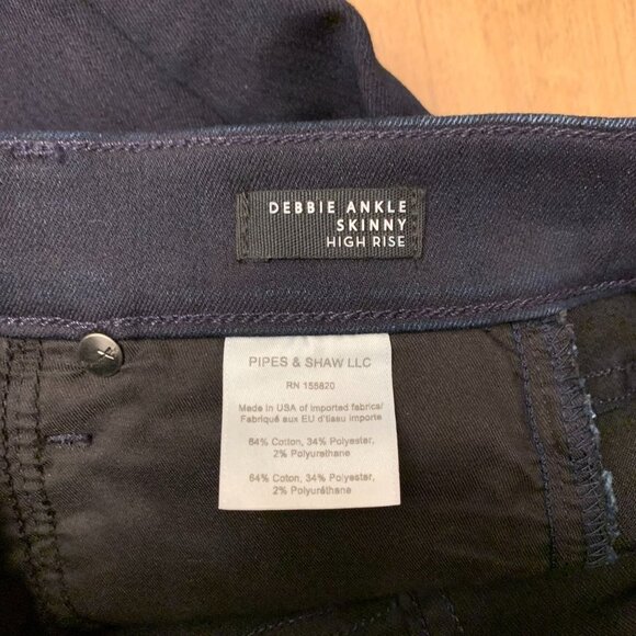 NWT Veronica Beard Debbie Ankle Skinny Jean Size 24 Button fly - Picture 7 of 11